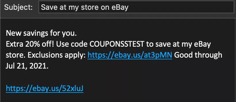 创建Ebay平台的coupon code及使用 ebay 第15张